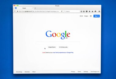 Google İngiltere'de ana
