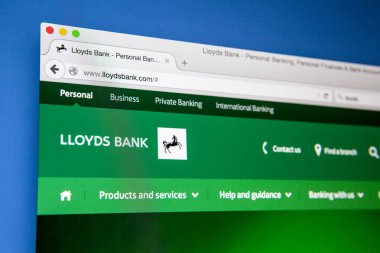Lloyds Bank Web sitesi