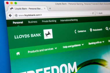 Lloyds Bank Web sitesi