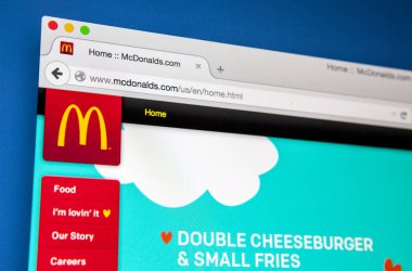 McDonalds resmi web sitesi