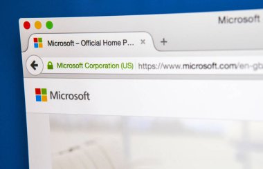 Microsoft Web sitesi ana sayfa