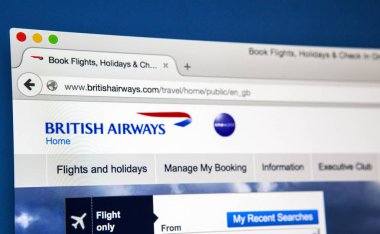 British Airways Web sitesi