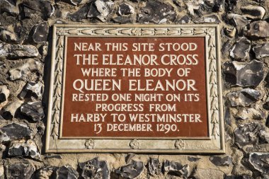 Eleanor Cross St Albans plak