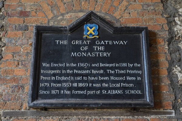 Great Gateway of the Monastery in St. Albans