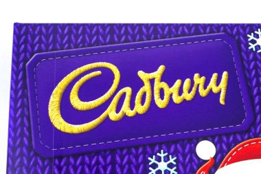 Cadbury Logo yakın çekim