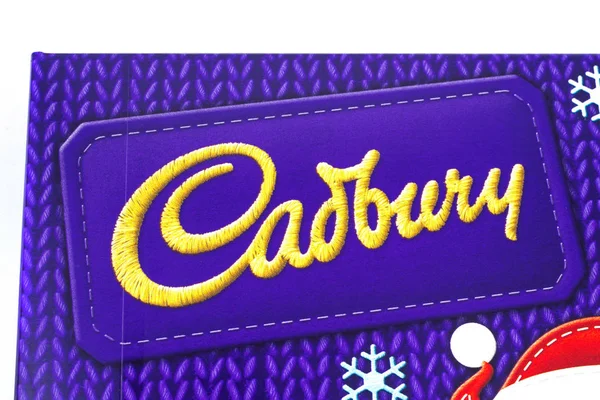 Logo Cadbury Primo piano — Foto Stock