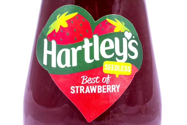 Marmellata di fragole Hartleys — Foto Stock