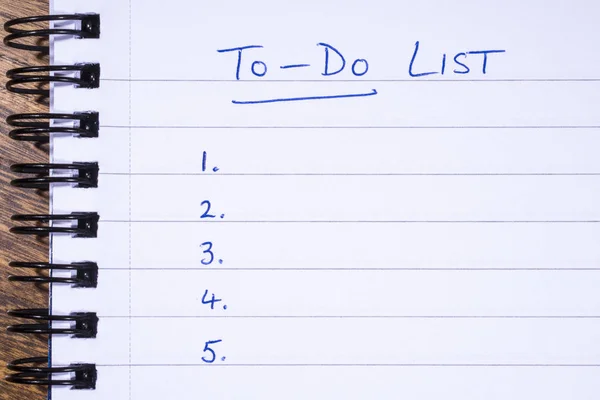 To Do List — Stock Photo, Image