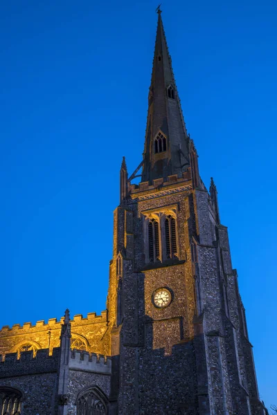 Iglesia Parroquial de San Juan en Thaxted — Foto de Stock