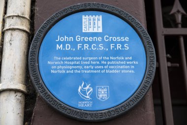 John Greene Crosse plak Norwich