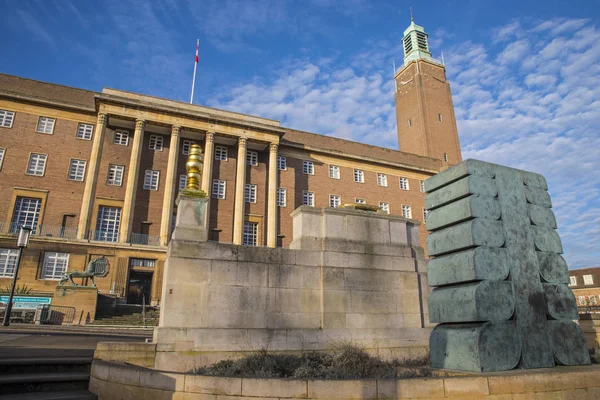 Norwich City Hall — Stock Photo, Image