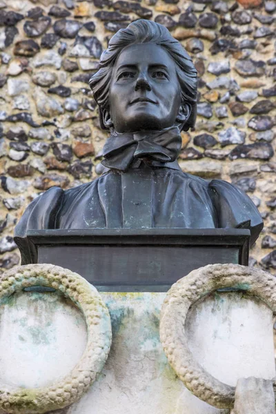 Edith Cavell pomnik w Norwich — Zdjęcie stockowe