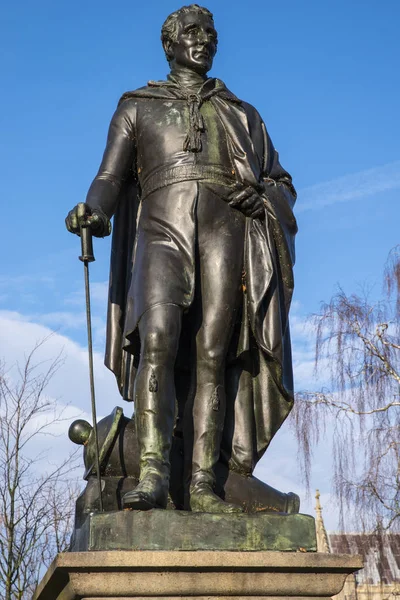 Hertog van Wellington standbeeld in Norwich — Stockfoto