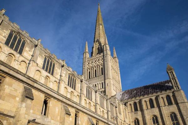 Τον καθεδρικό του Norwich Νόργουιτς — Φωτογραφία Αρχείου