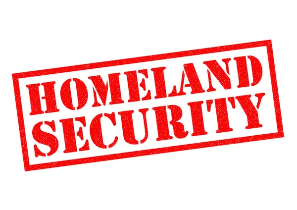 Штамп безопасности HOMELAND SECURITY — стоковое фото