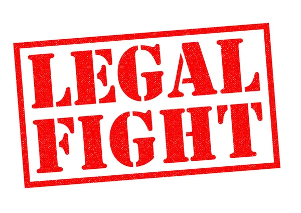 LEGAL FIGHT Rubber Stamp — Stock Photo, Image