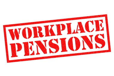 WORKPLACE PENSIONS Rubber Stamp clipart
