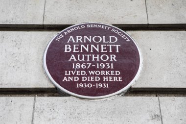 Arnold Bennett plak Londra'da