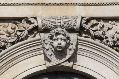 St Paul Katedrali Londra'da dış süslü detay