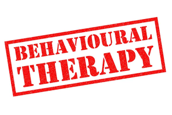 BEHAVIOURAL THERAPY Rubber Stamp — Stock Photo, Image