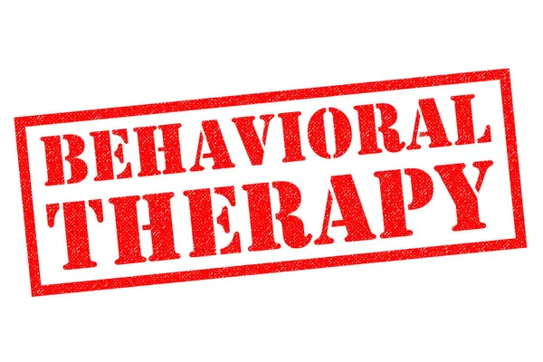 BEHAVIORAL THERAPY Rubber Stamp — Stock Photo, Image