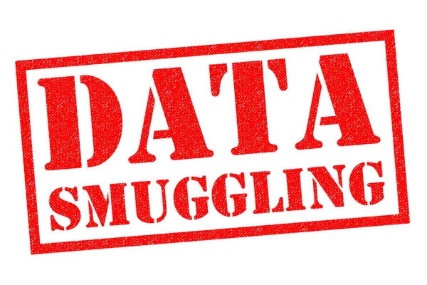 DATA SMUGGLING Rubber Stamp — Stock Photo, Image