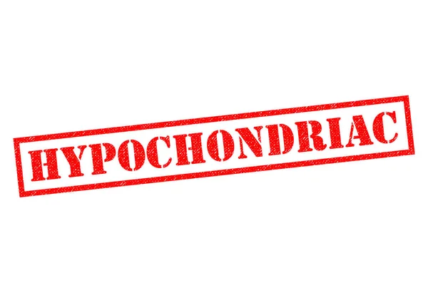 Hypochondrisch Rubberstempel — Stockfoto