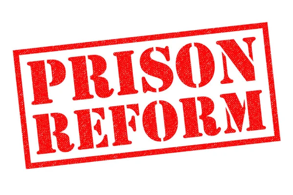 Gefängnisreform mit Stempel — Stockfoto