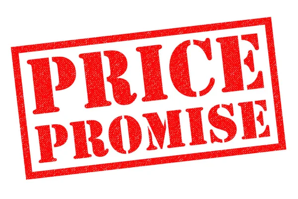 PRICE PROMISE Rubber Stamp — Stock Photo, Image