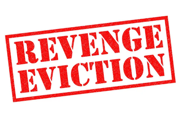 REVENGE EVICTION Rubber Stamp — Stock Photo, Image