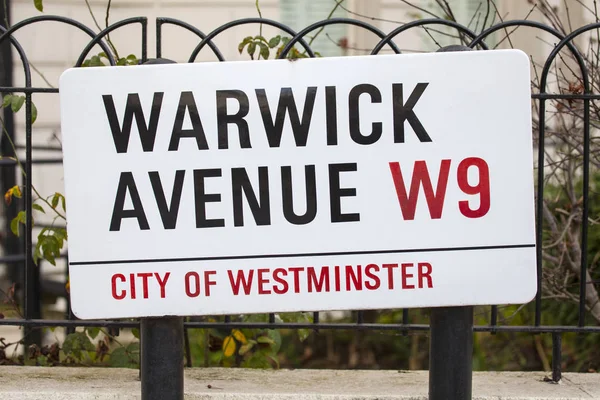 Warwick Avenue Batı Londra'daki — Stok fotoğraf