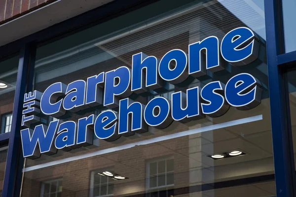 Carphone Warehouse kicsiben elad készlet — Stock Fotó
