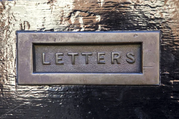Bir mektup Close-Up — Stok fotoğraf
