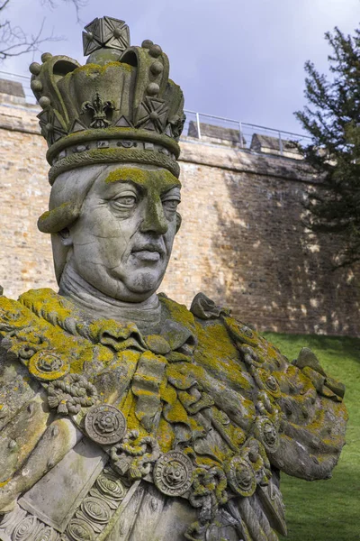 Estátua do Rei Jorge III no Castelo de Lincoln — Fotografia de Stock