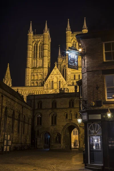 Lincoln kathedrale in lincoln — Stockfoto