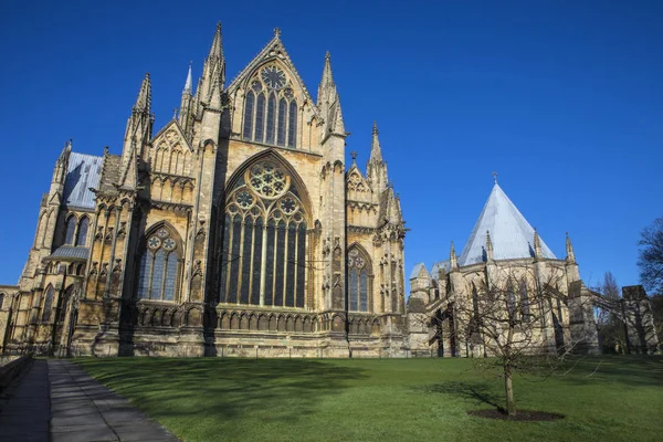 Lincoln Cathedral and Chapter House — Stock Photo, Image