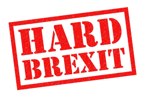 Timbre en caoutchouc HARD BREXIT — Photo