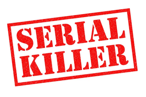 SERIAL KILLER Sello de goma —  Fotos de Stock