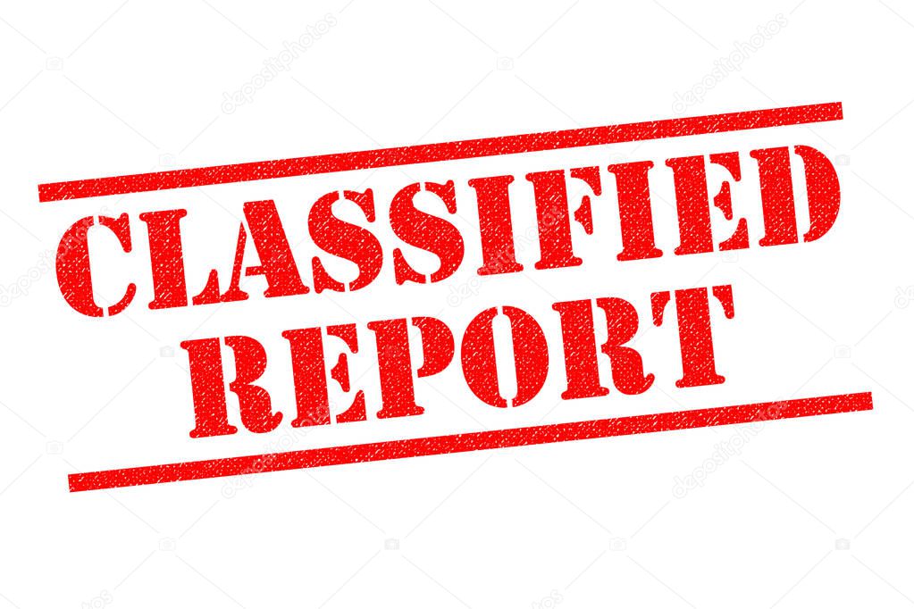 CLASSIFIED REPORT Rubber Stamp