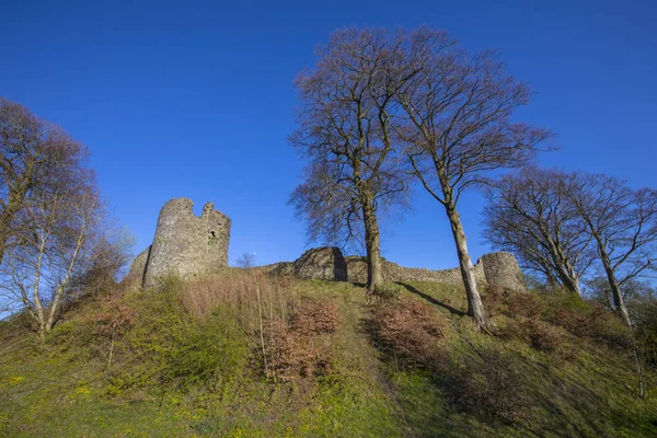 肯德尔城堡在坎布里亚郡 — 图库照片