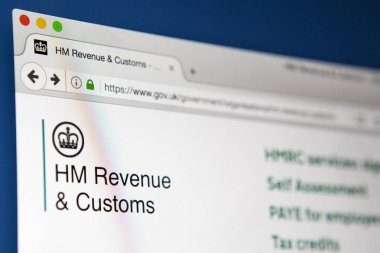 HM gelir ve gümrük Web sitesi