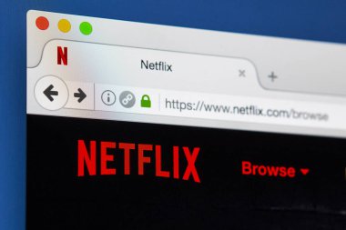 Netflix resmi web sitesi