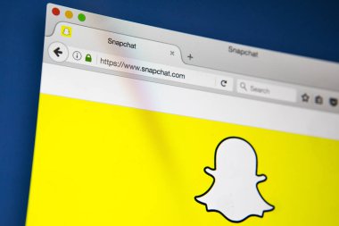 Snapchat resmi web sitesi