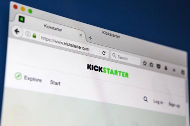 Kickstarter resmi web sitesi
