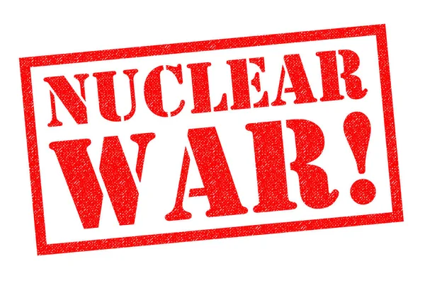 NUCLEAR WAR! Rubber Stamp — Stock Photo, Image