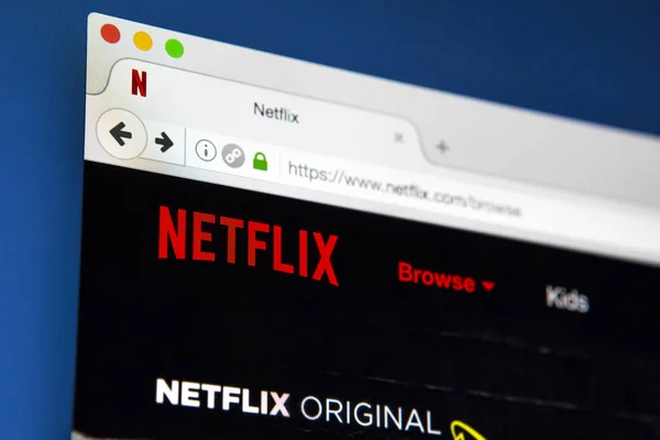 Netflix resmi web sitesi