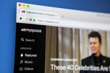 MySpace resmi web sitesi
