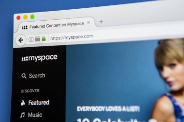 MySpace resmi web sitesi