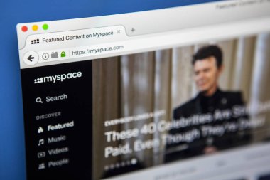 MySpace resmi web sitesi