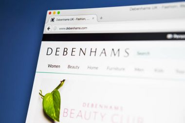 Debenhams resmi web sitesi